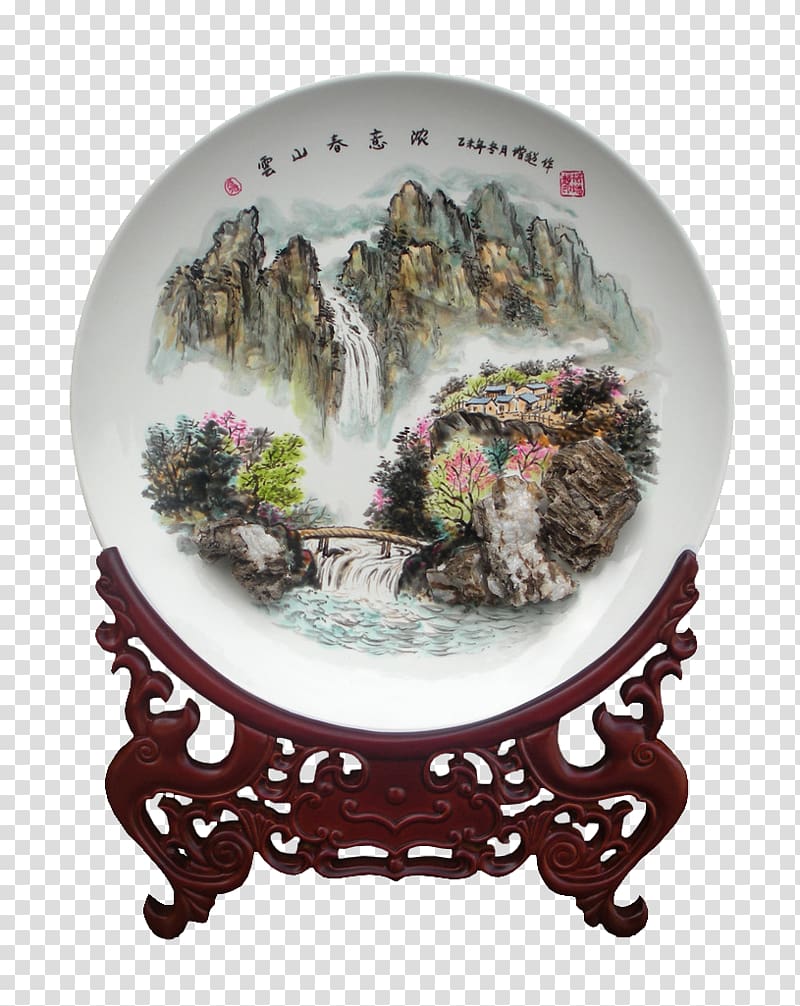 u523bu74f7 Porcelain, Yunshan spring thick stone ornaments Free Videos to pull the transparent background PNG clipart