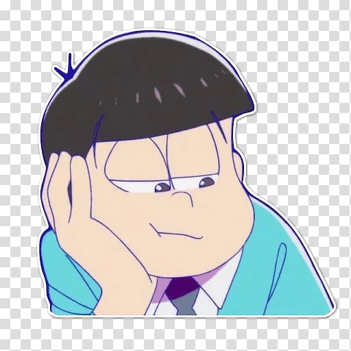 Osomatsu-kun Choromatsu Anime Telegram, osomatsu transparent background PNG clipart