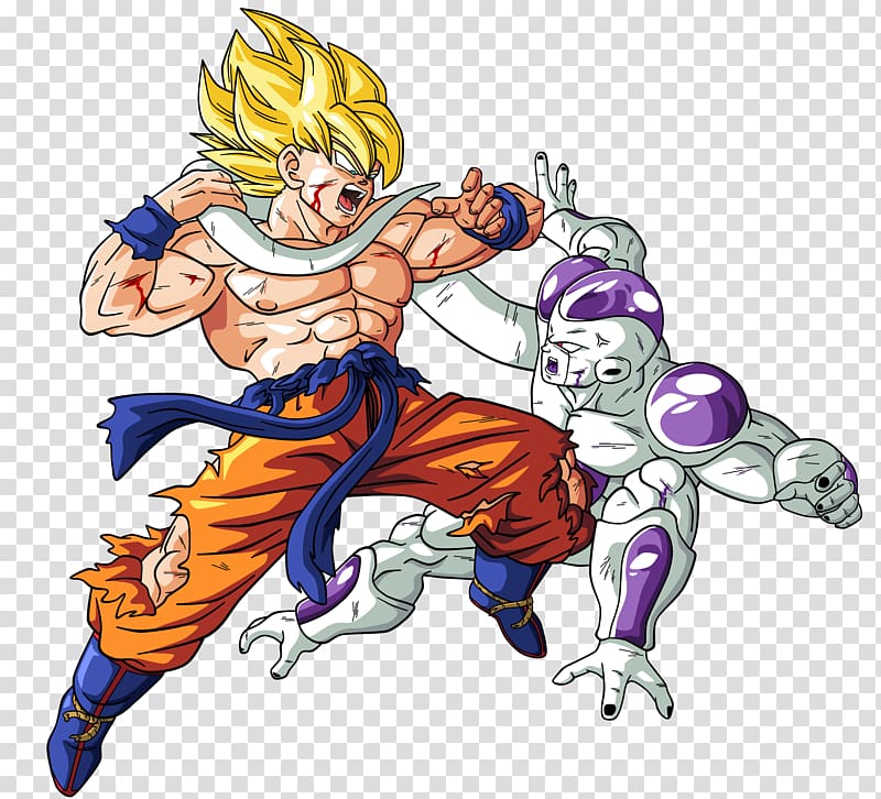 Vegeta Goku Majin Buu Frieza Gohan, dragon ball z, cartoon, fictional  Character png