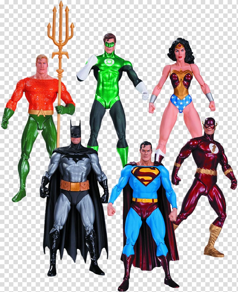 The Flash Batman Aquaman Wonder Woman, avengers v justice league transparent background PNG clipart