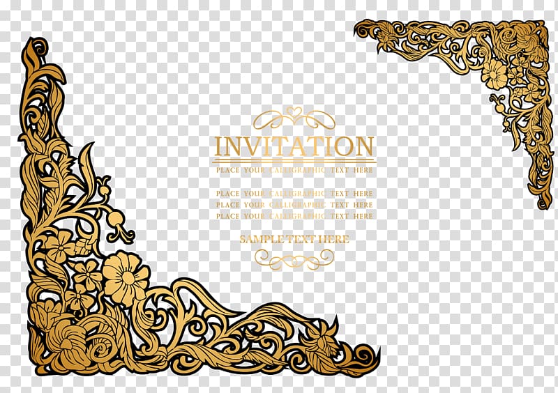 Wedding invitation Paper Vintage , 2017 Business invitation transparent background PNG clipart