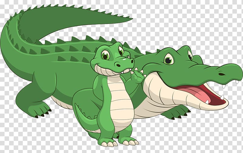 Crocodile American alligator Reptile Cartoon, Hand-painted crocodile transparent background PNG clipart