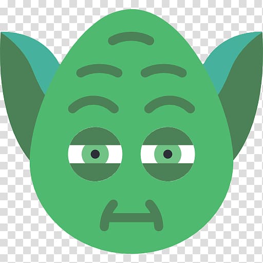 Yoda Anakin Skywalker Star Wars Emoji , star wars transparent background PNG clipart