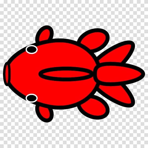 Animated cartoon Lady Bird , red goldfish transparent background PNG clipart