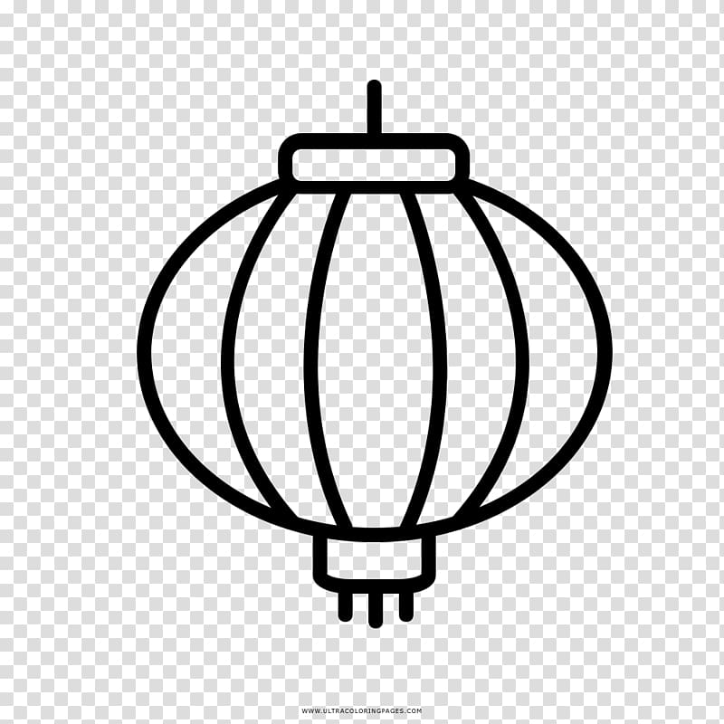 Paper lantern China Coloring book, lantern transparent background PNG clipart