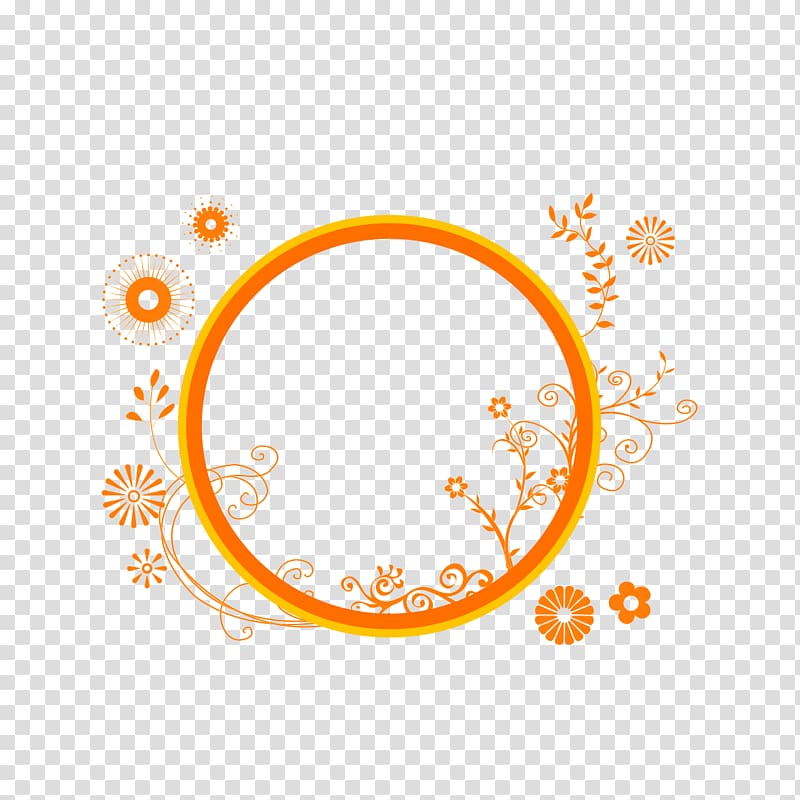 Circle Creativity , Orange circle creative transparent background PNG clipart
