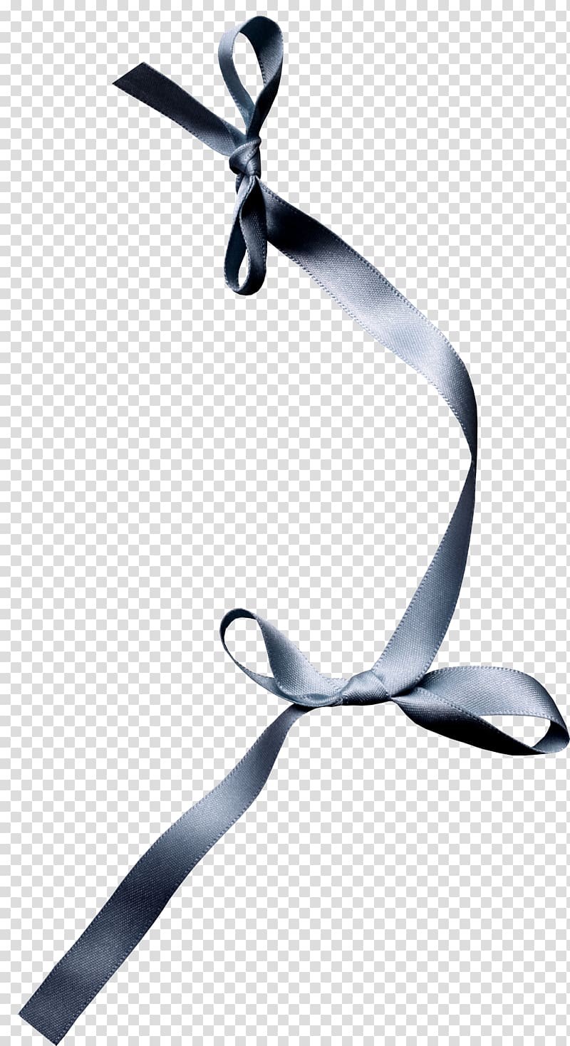 White ribbon White ribbon , Bow transparent background PNG clipart