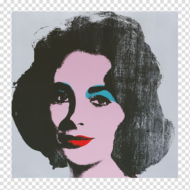 Elizabeth Taylor The Andy Warhol Museum Campbell\'s Soup Cans Art Painting, square frame transparent background PNG clipart