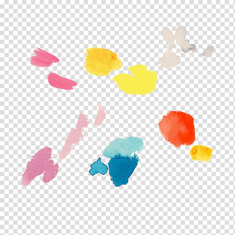 assorted-color paint illustration, Ink brush Color Splash, Color ink splash brushes transparent background PNG clipart