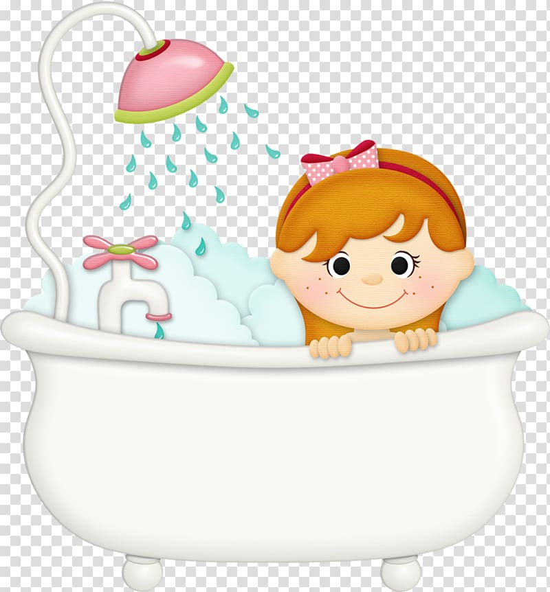 taking bath clipart