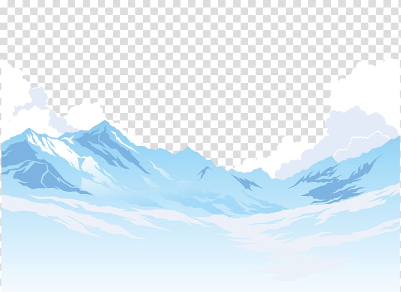 Snow Mountain Digital Illustration Mountain Polygon Euclidean Rolling Snow Transparent Background Png Clipart Hiclipart