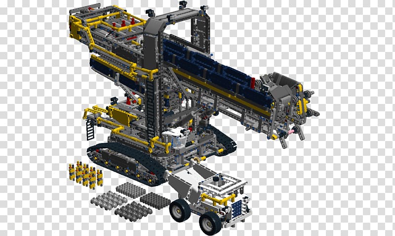 LEGO Digital Designer Lego Technic Bucket-wheel excavator Toy, toy transparent background PNG clipart