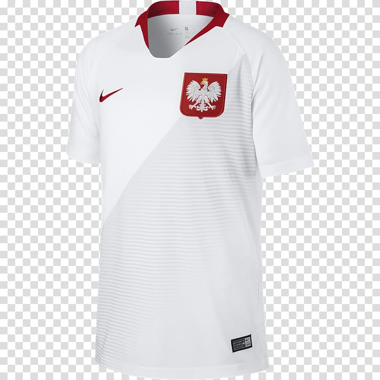 Poland national football team 2018 World Cup T-shirt Nike Poland Sp. z o.o., T-shirt transparent background PNG clipart