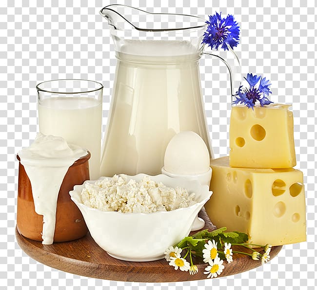 Milk Ryazhenka Kefir Cream Dairy Products, milk transparent background PNG clipart
