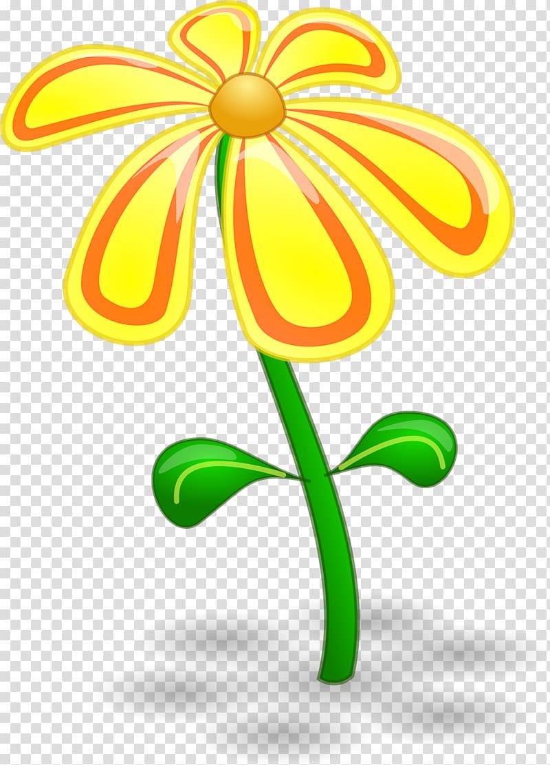 Flower Yellow , Blumen transparent background PNG clipart
