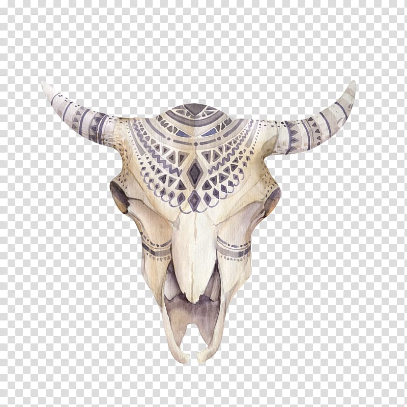 hand-painted sheep's head transparent background PNG clipart