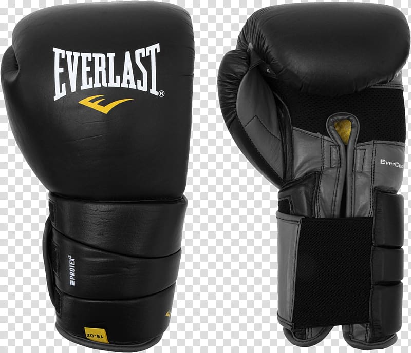 Boxing glove Everlast Sports equipment, Black boxing gloves transparent background PNG clipart