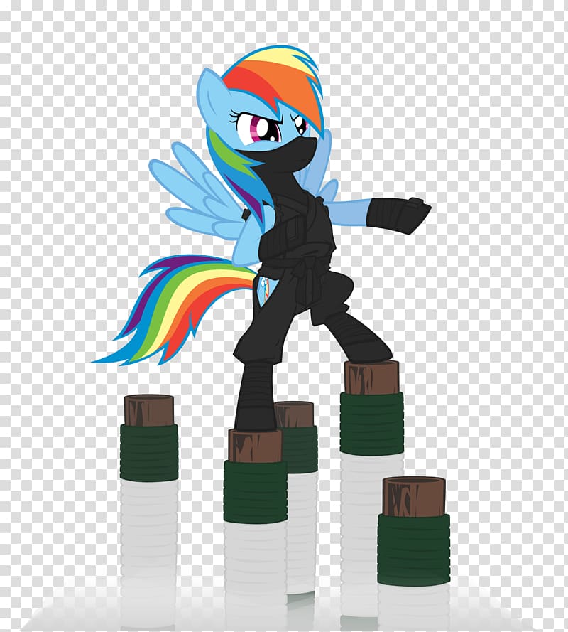 Rainbow Dash Digital art Ninja, beat transparent background PNG clipart