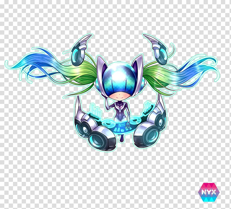 Chibi DJ Sona League of Legends Ethereal, lol transparent background PNG clipart