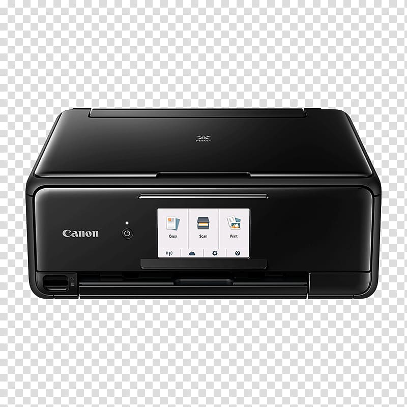 Multi-function printer Canon PIXMA TS8150 Inkjet printing, printer transparent background PNG clipart