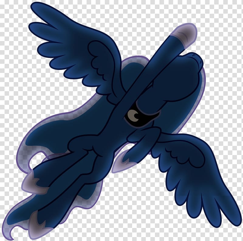 Princess Luna Rainbow Dash Pony Flight Feather, fly transparent background PNG clipart