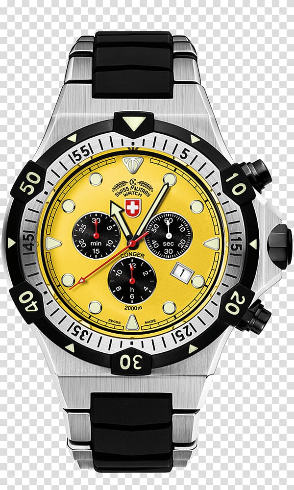 Military watch Hanowa Switzerland Swiss made, watch transparent background PNG clipart