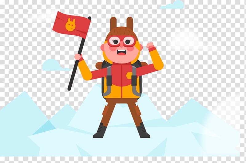 Mount Everest Rock climbing Mountaineering, Squirrel climbing transparent background PNG clipart