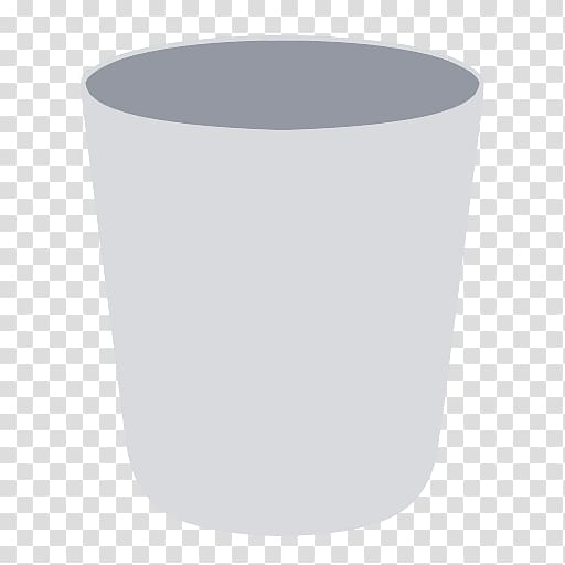 white cup illustration, cylinder angle cup flowerpot tableware, Trash Empty transparent background PNG clipart