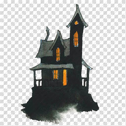 Halloween file formats Icon, Halloween House Pic transparent background PNG clipart