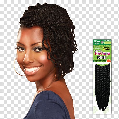 Afro Crochet braids Hairstyle, hair transparent background PNG clipart