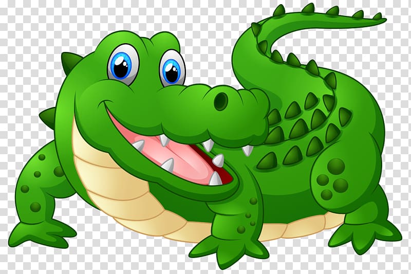 Crocodile Alligator Cartoon , Happy Crocodile Cartoon , green crocodile illustration transparent background PNG clipart