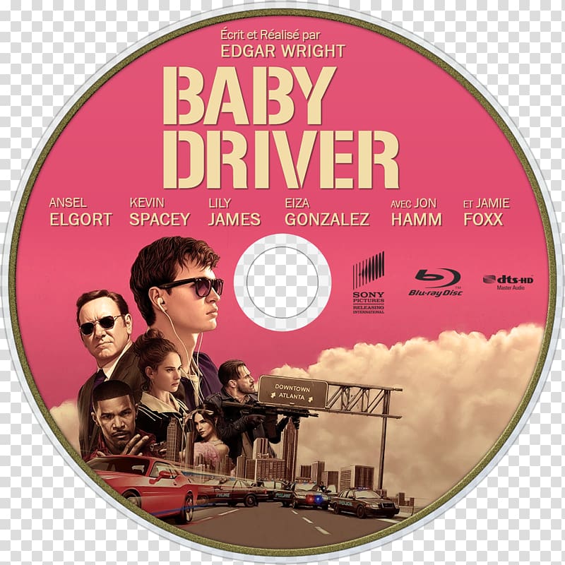 Film Blu-ray disc Baby Driver: Music From The Motion Detroit Emeralds, BABY BLUE BACKGROUND transparent background PNG clipart