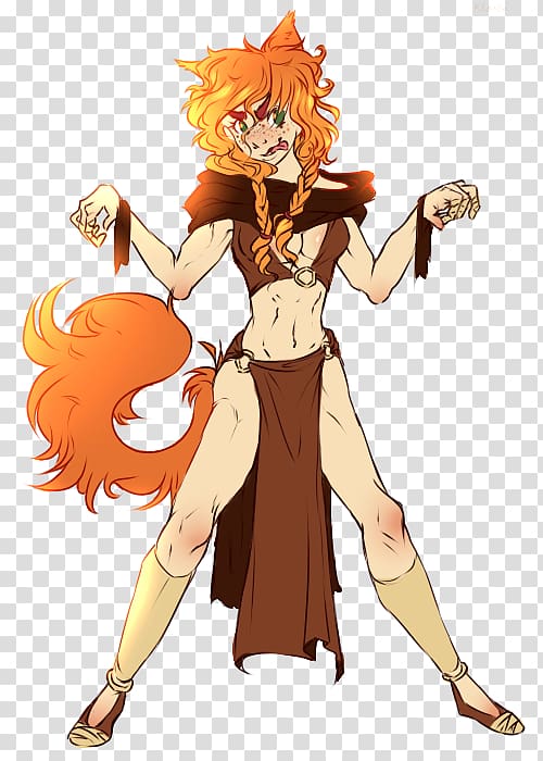 Human Warriors Cat Squirrelflight Person, human form transparent background PNG clipart