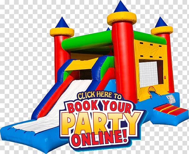 Inflatable Bouncers Water slide Playground slide Party, Bounce House transparent background PNG clipart