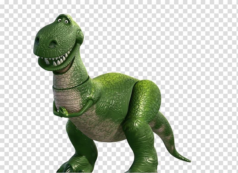 green dinosaur illustration, Jessie Buzz Lightyear Sheriff Woody Rex Toy Story, toy story transparent background PNG clipart
