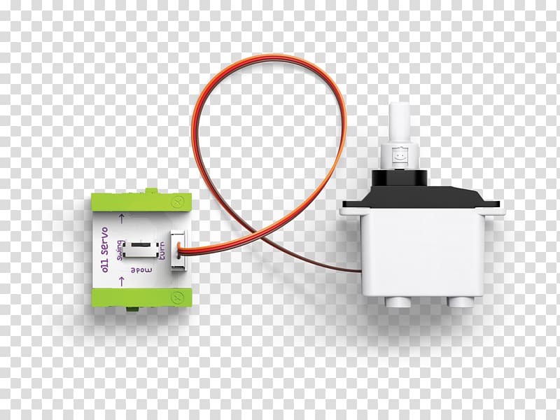 Electronics littleBits Servomechanism Droid Servomotor, Wire Obstacle transparent background PNG clipart