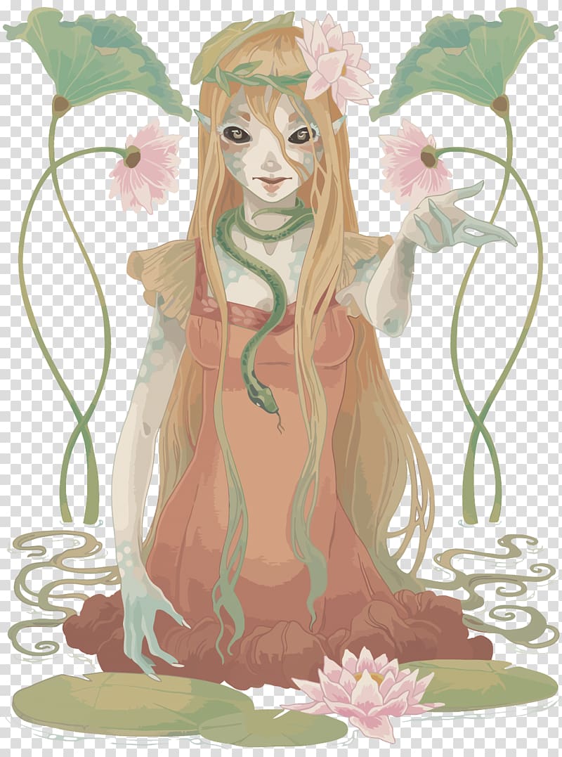 Rusalka Drawing , pond water demon transparent background PNG clipart
