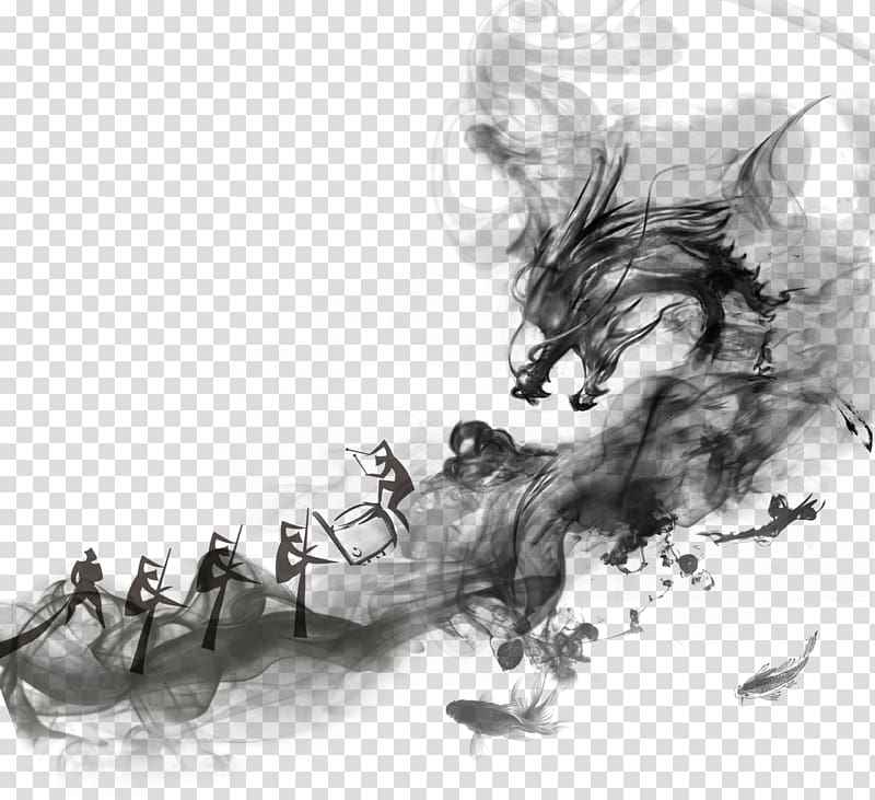 MacBook Pro 15.4 inch MacBook Air Laptop, Dragon Ink Creative transparent background PNG clipart