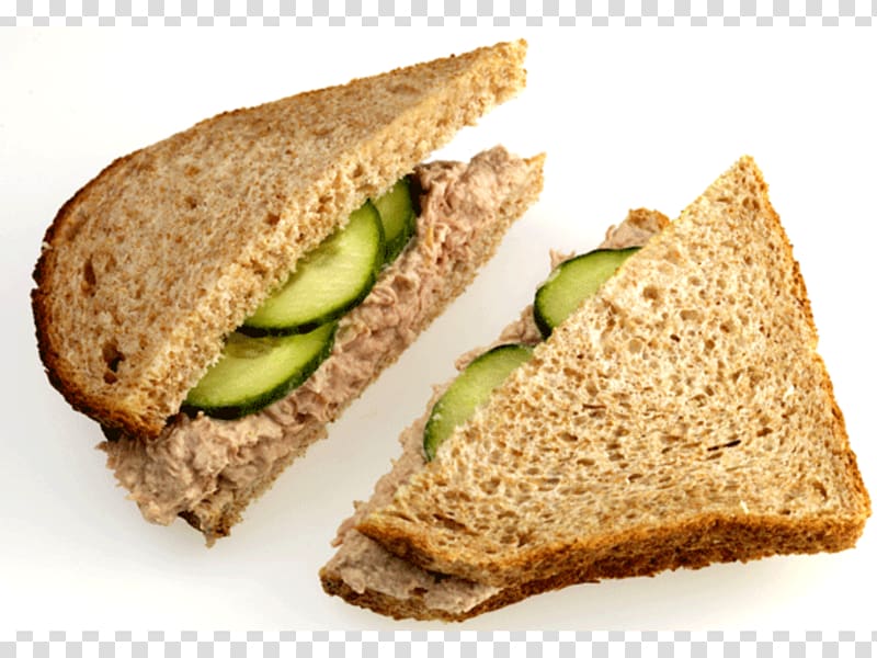 Cucumber sandwich Tuna salad Tea sandwich Tuna fish sandwich Baguette, cucumber transparent background PNG clipart