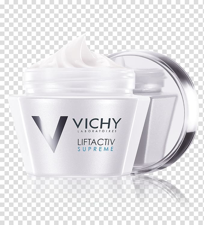 Lotion Vichy Liftactiv Supreme Face Cream Skin, vichy france axe transparent background PNG clipart