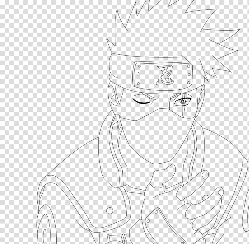 A drawing of Kakashi Hatake I made! : r/Naruto