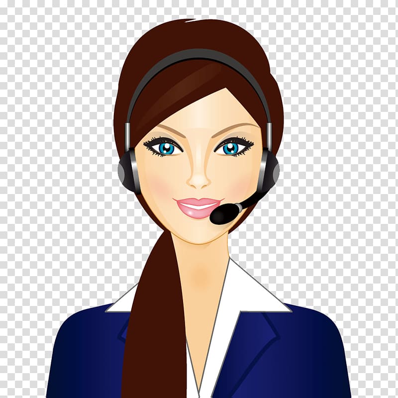 Call Centre Customer Service , Wear long suits in suit transparent background PNG clipart