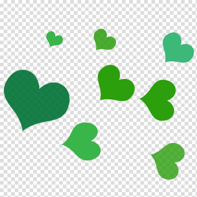 Leaf Green Heart , Heart-shaped leaves transparent background PNG clipart