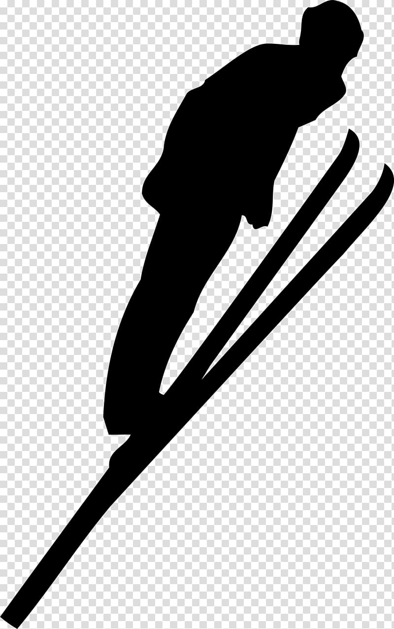 Skiing Snowboarding Skiboarding Decal Jumping, Black Snowboarding transparent background PNG clipart