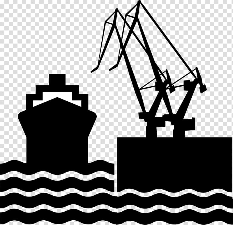 Port Dock Ship , crane transparent background PNG clipart