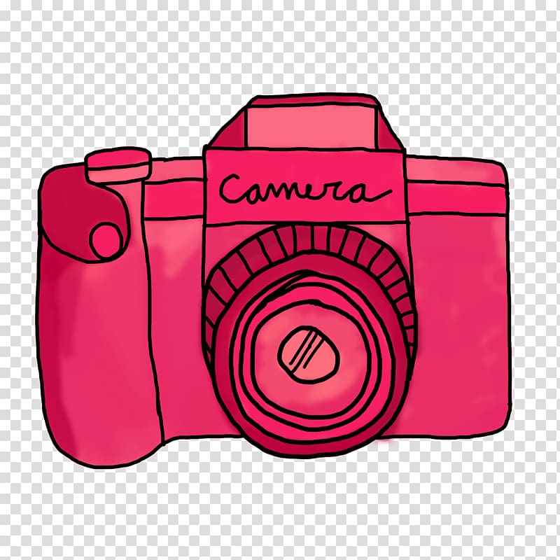 pink Camera , Camera , Cartoon Camera transparent background PNG clipart
