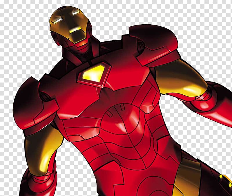 Superhero Iron Man Paperback, kepala Iron Man transparent background PNG clipart