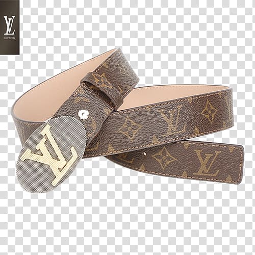 Belt buckle Louis Vuitton Trousers, LV high-end belt transparent background PNG clipart