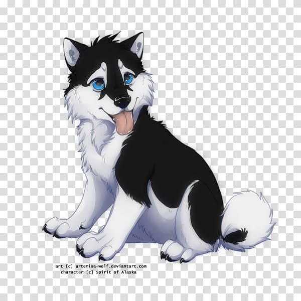 Siberian Husky Puppy Whiskers Drawing , cartoon husky transparent background PNG clipart