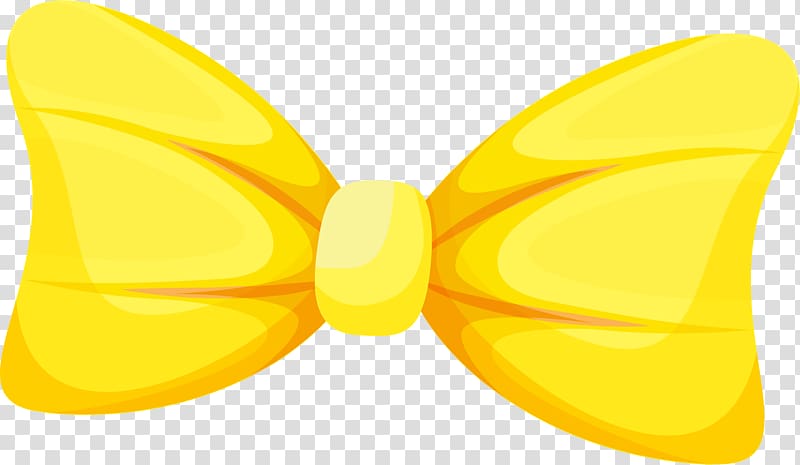 yellow bow illustration, Monarch butterfly Yellow, Little fresh yellow bow tie transparent background PNG clipart